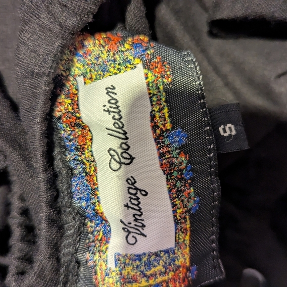 vintage ColletionElegant Black Maxi Dress - Picture 3 of 3